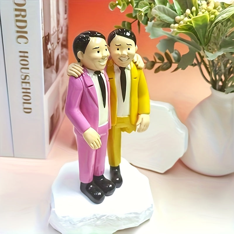 Tnessential Creative Dual Figurine 3D Decor