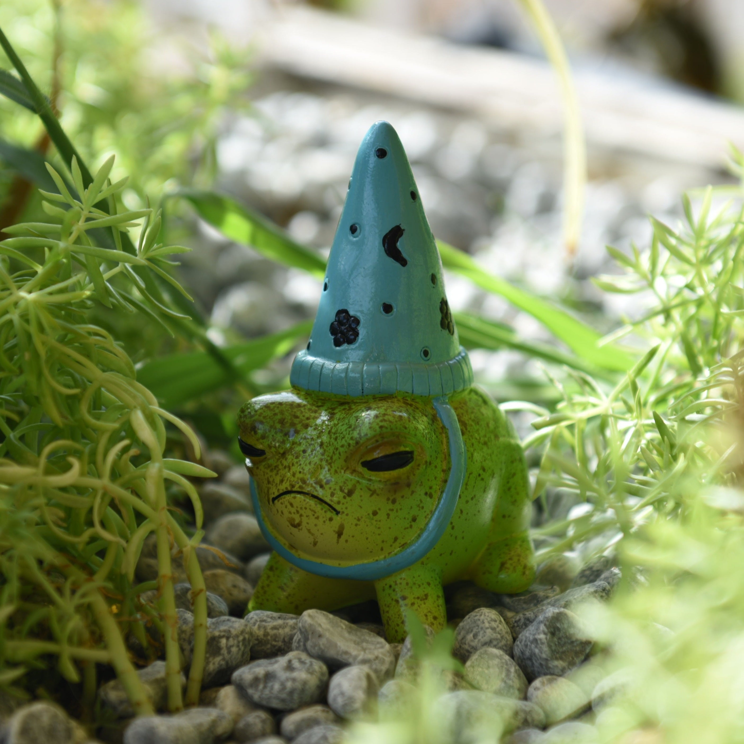 Tnessential Charming Resin Frog Figurines 3D Decor