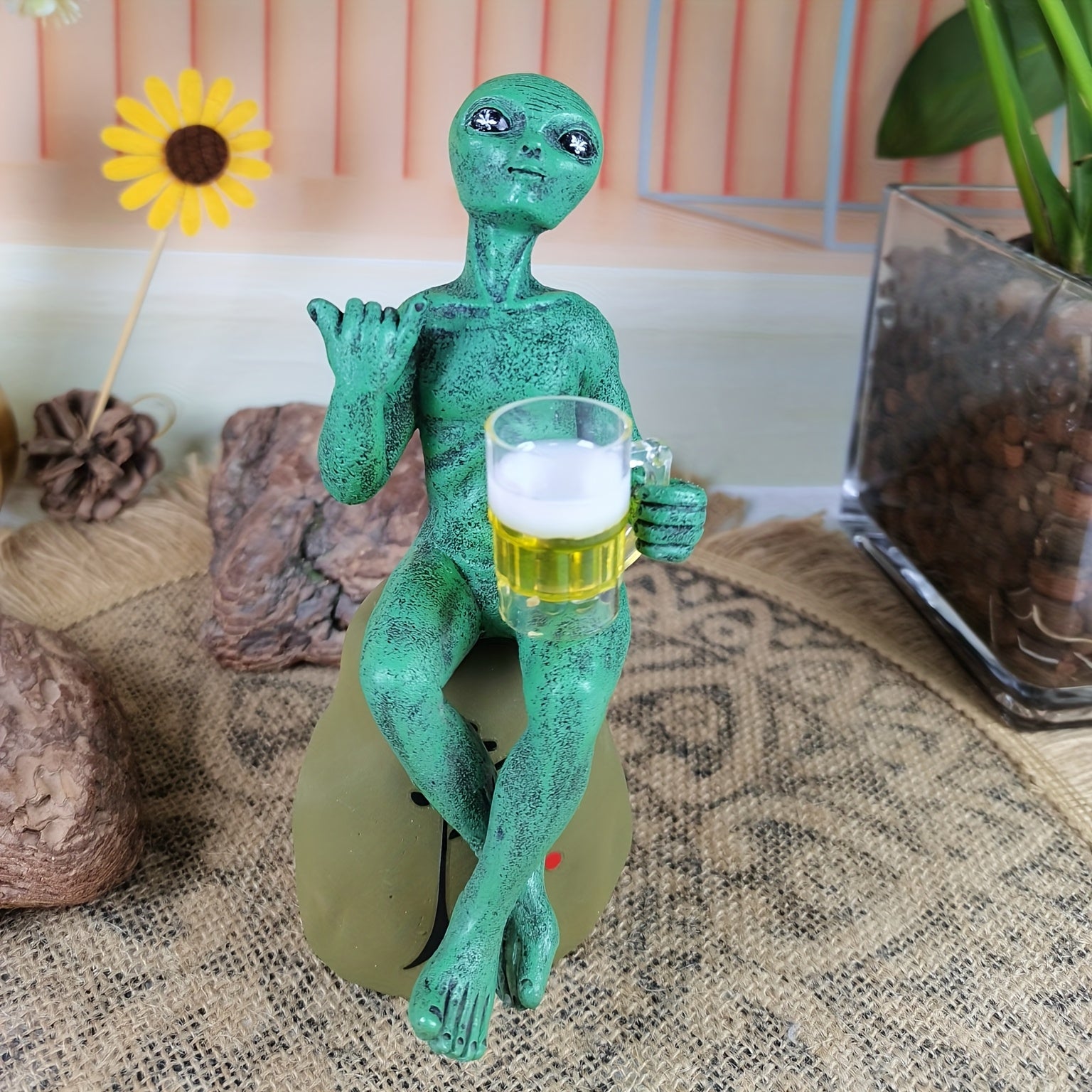 Tnessential Unique Alien Statue 3D Decor