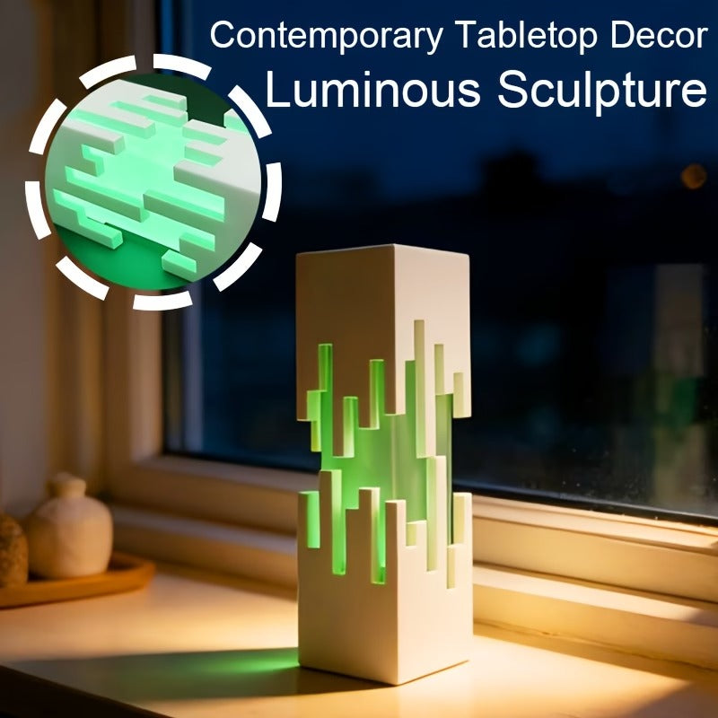 Tnessential Printed Premium Minimalist Rectangular Glow-in-the-dark 3D Decor
