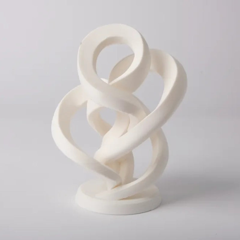 Tnessential Infinite Twisted Sculpture Modern Abstract Ornament 3D Decor