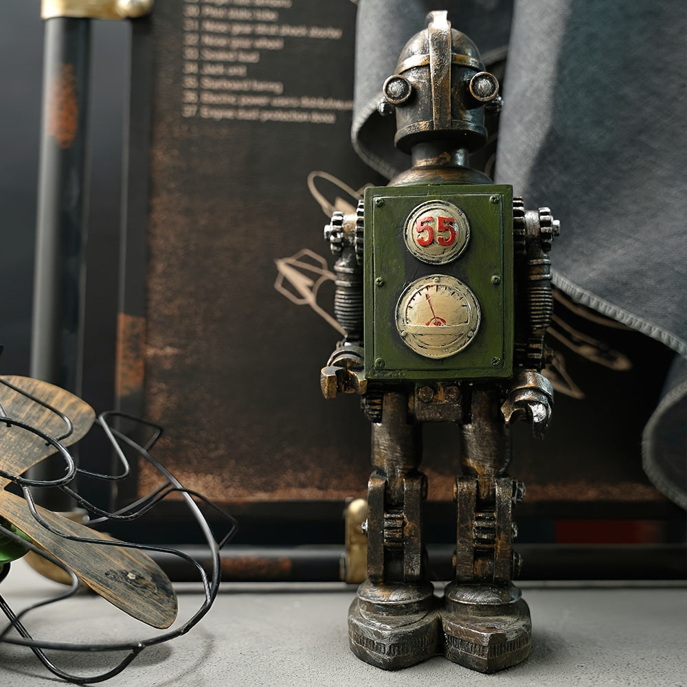 Tnessential American Cross-border Retro Craft Punk Style Robot Creative 3D Decor