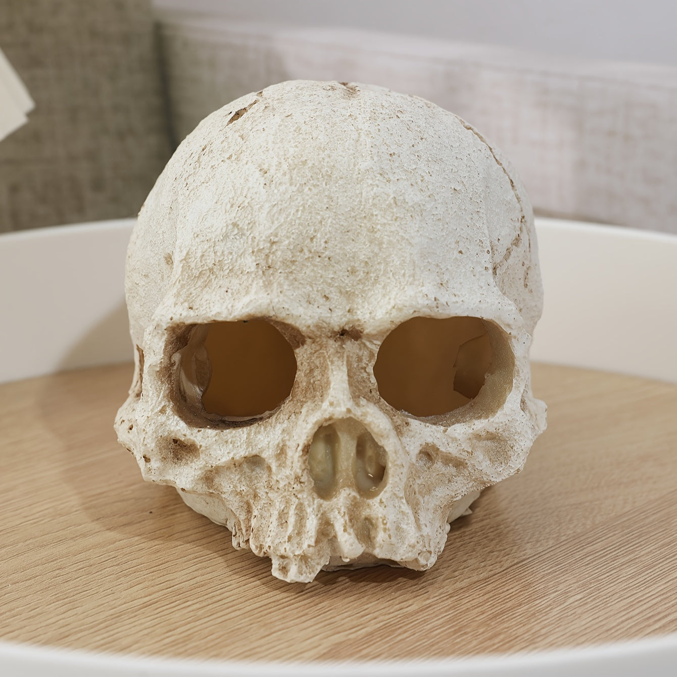 Tnessential Resin Skull Decorative Ornament 3D Decor