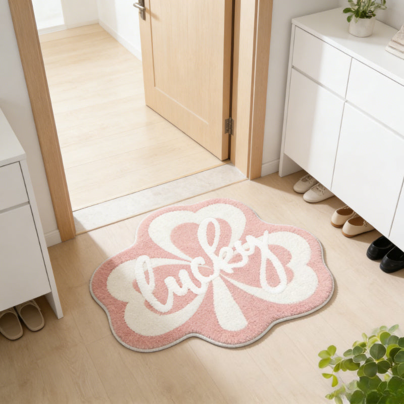 PINK FLOWER 3 RUG view 3