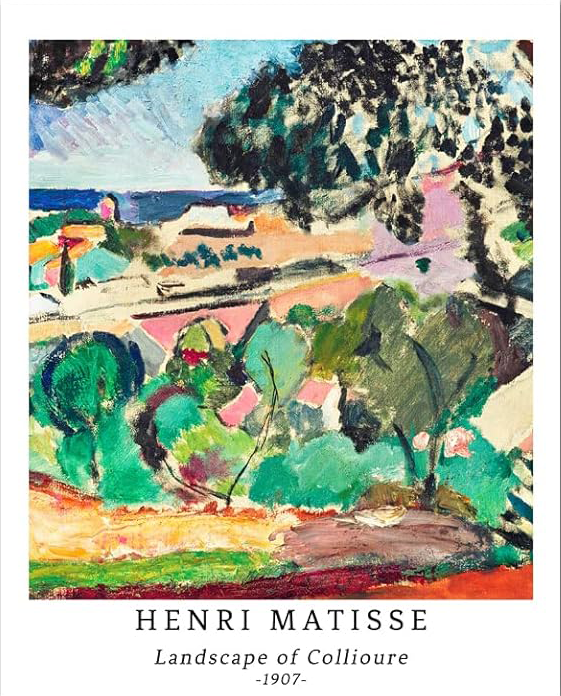HENRI MATISSE PAINTING CANVAS POSTER