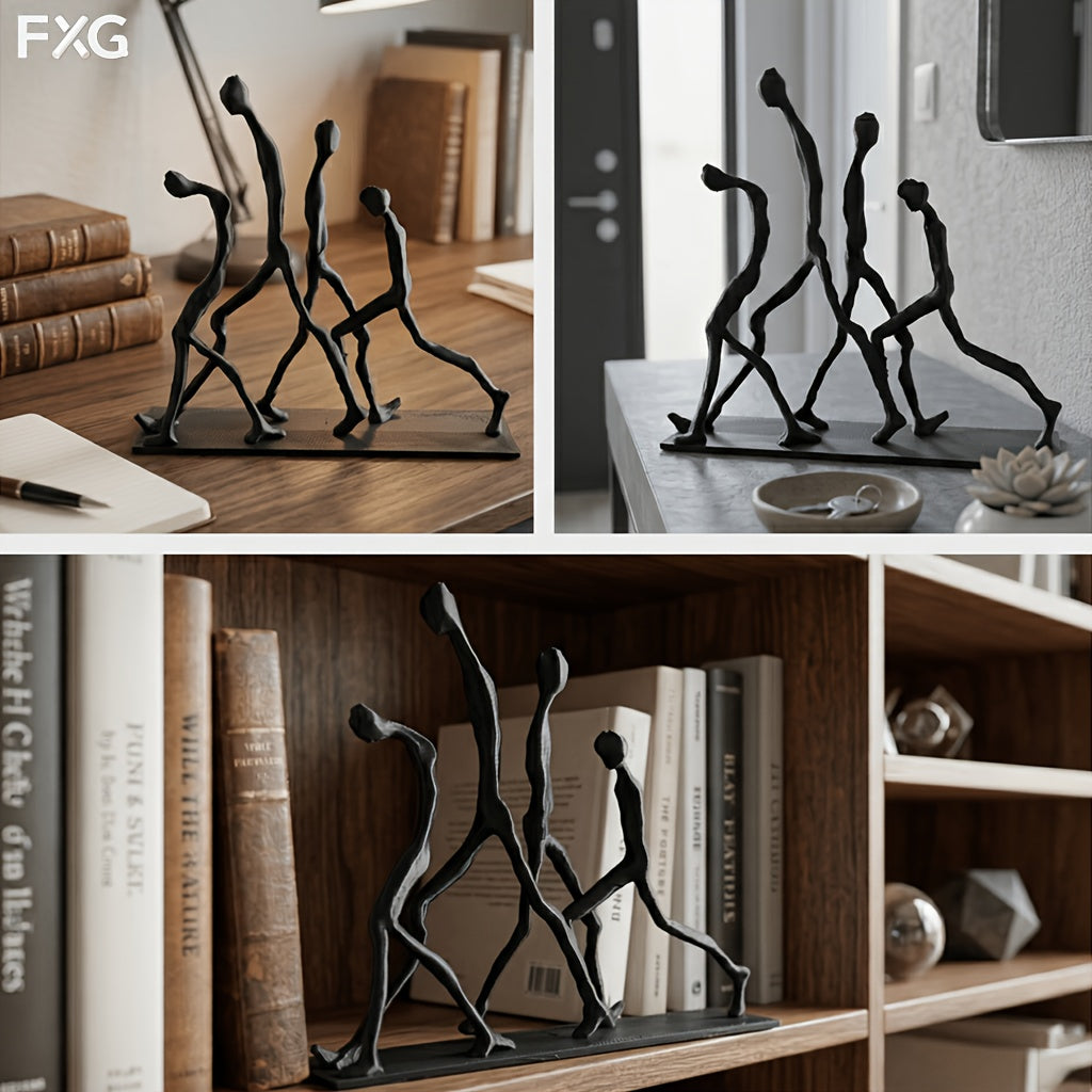 Tnessential J BIRD Abstract Walking Figure Statue 3D Decor