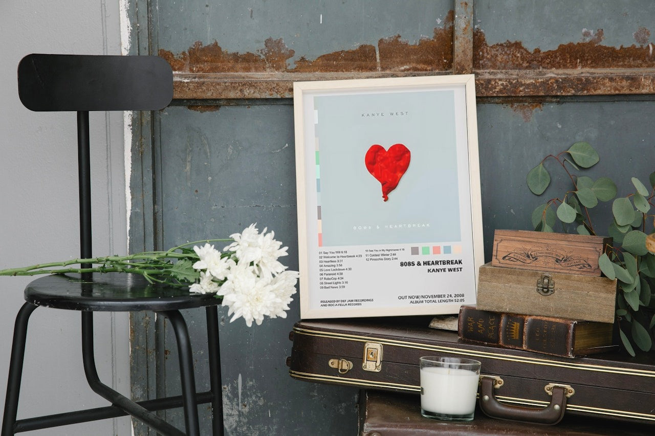 KANYE WEST 808S & HEARTBREAK CANVAS POSTER