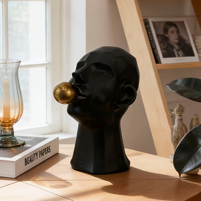 Tnessential Nordic Bubble-blowing Character Figurine 3D Decor