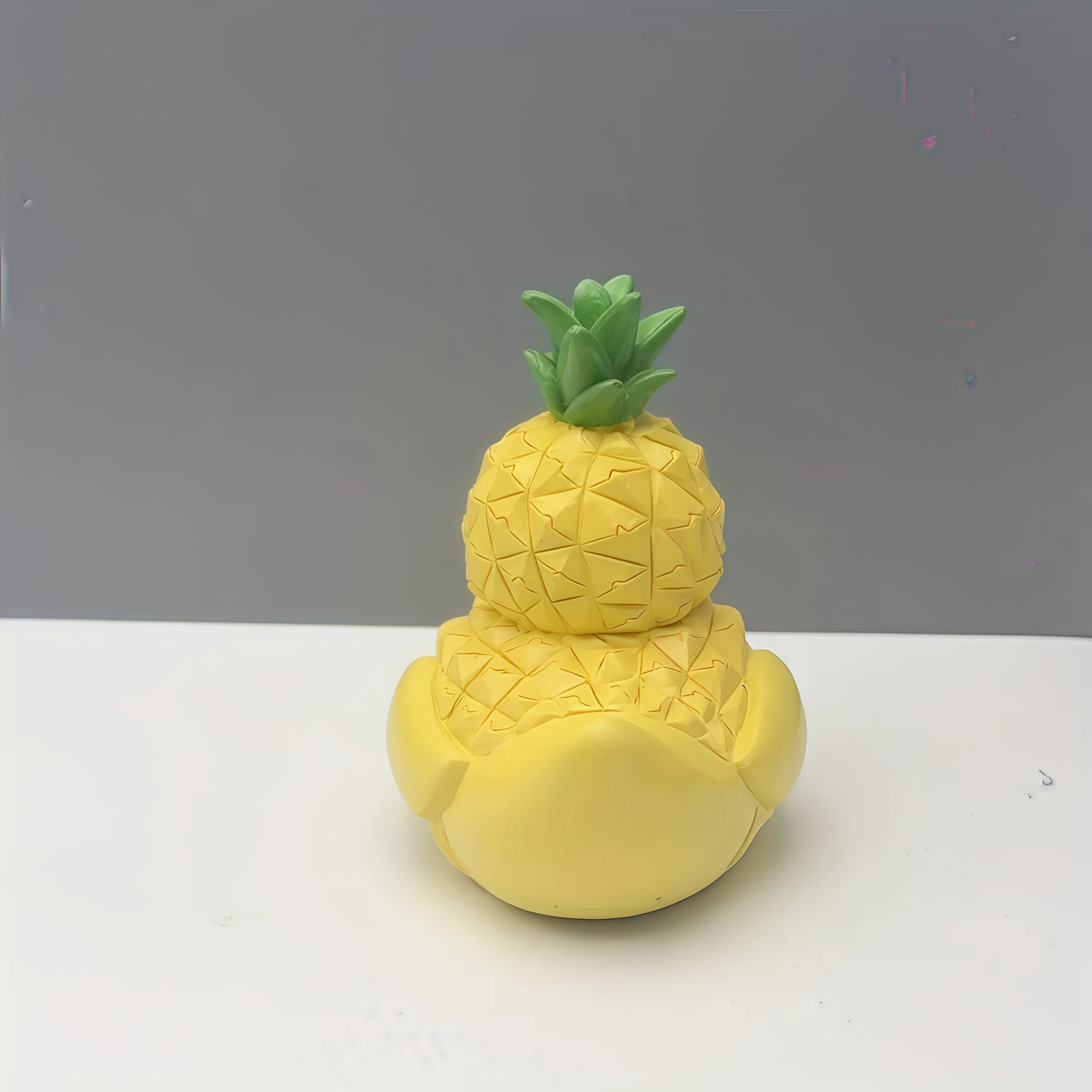 Tnessential Funny Pineapple Duck Resin Statue 3D Decor