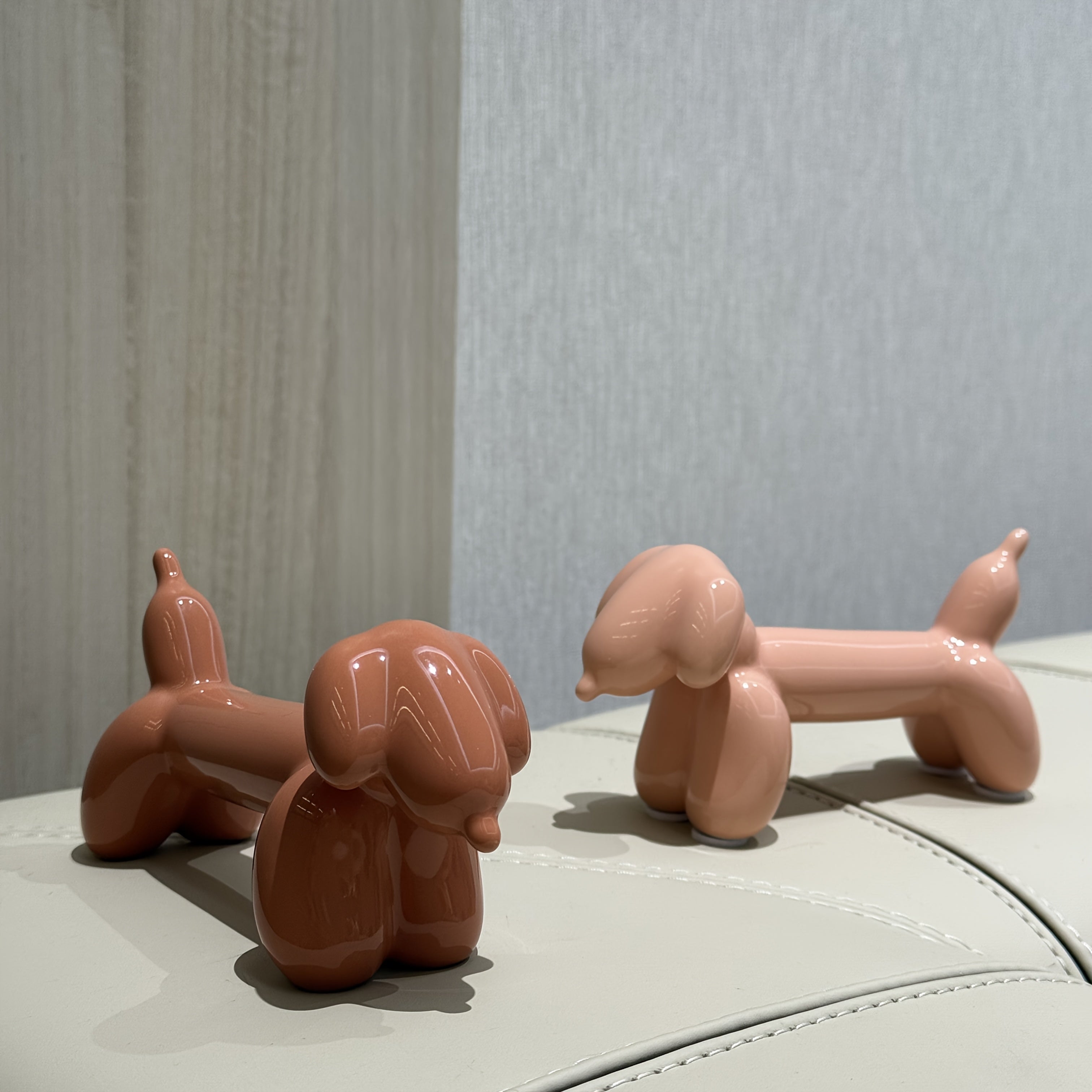 Tnessential Ceramic Dachshund Decoration 3D Decor