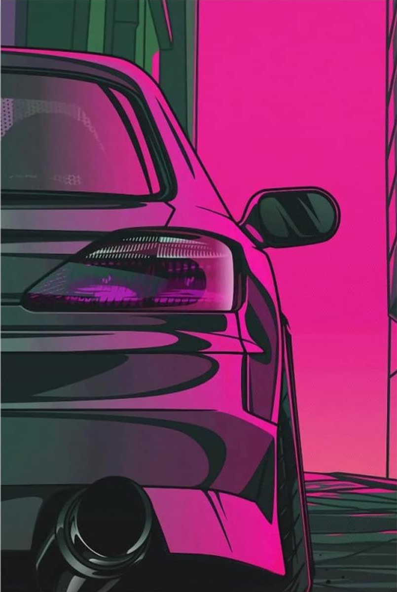CAR CANVAS POSTER