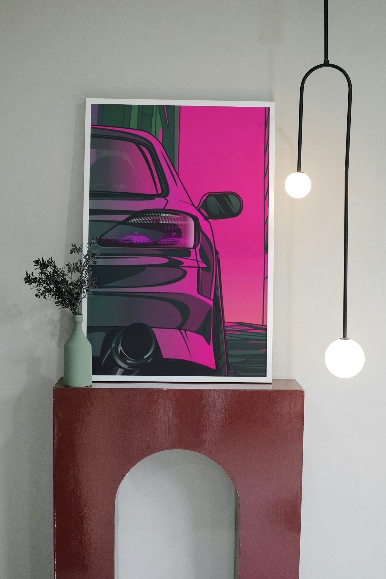 CAR CANVAS POSTER