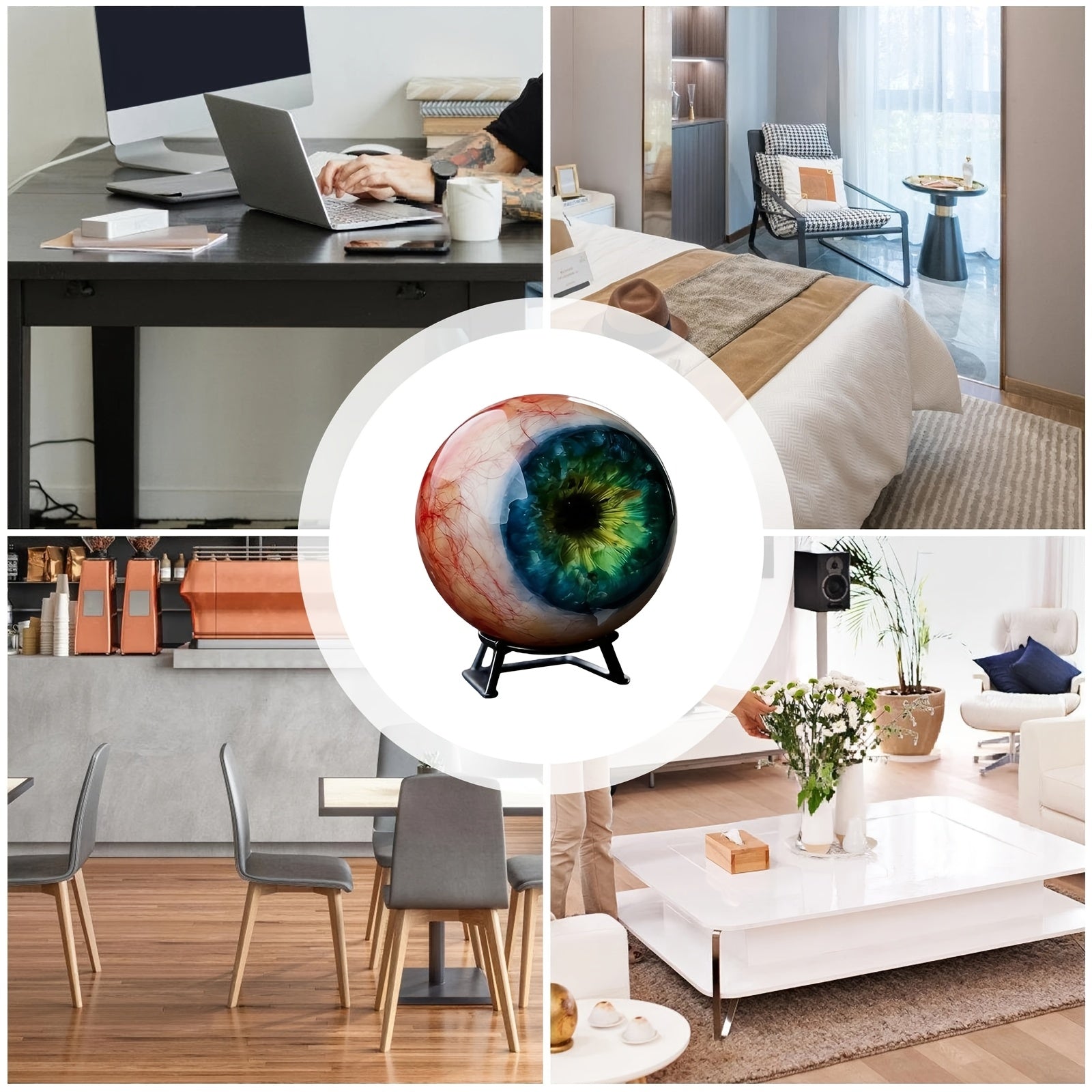 Tnessential Hyper-realistic Monster Eye Decor 3D Decor