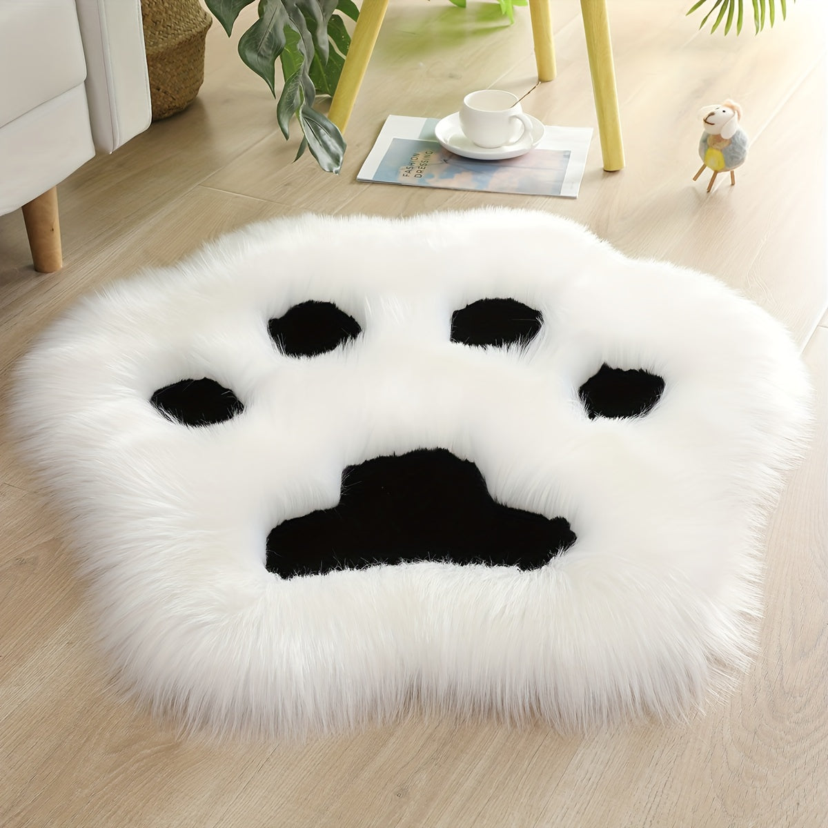 WHITE CAT 2 RUG view 6