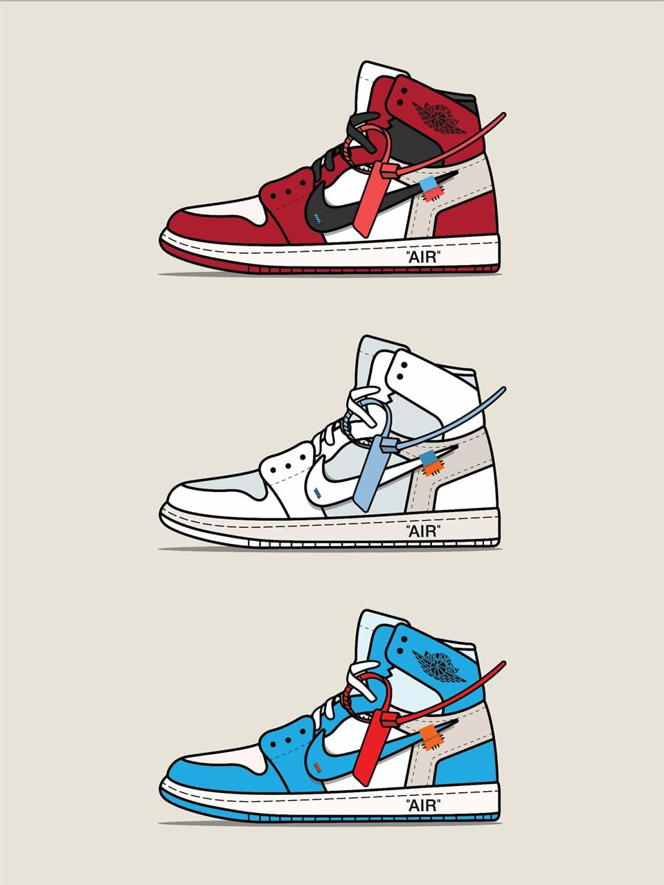 HYPE  BEAST SHOES CANVAS POSTER