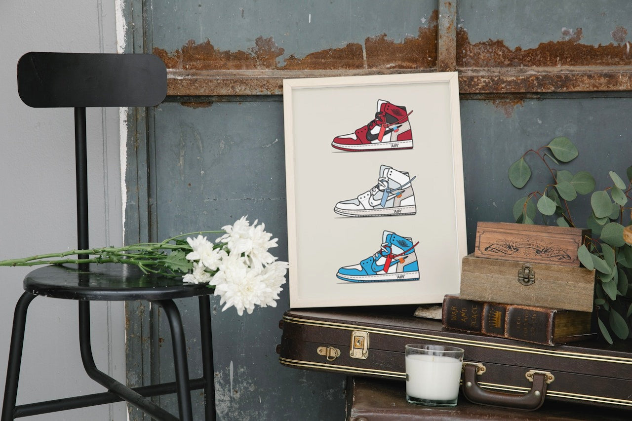 HYPE  BEAST SHOES CANVAS POSTER