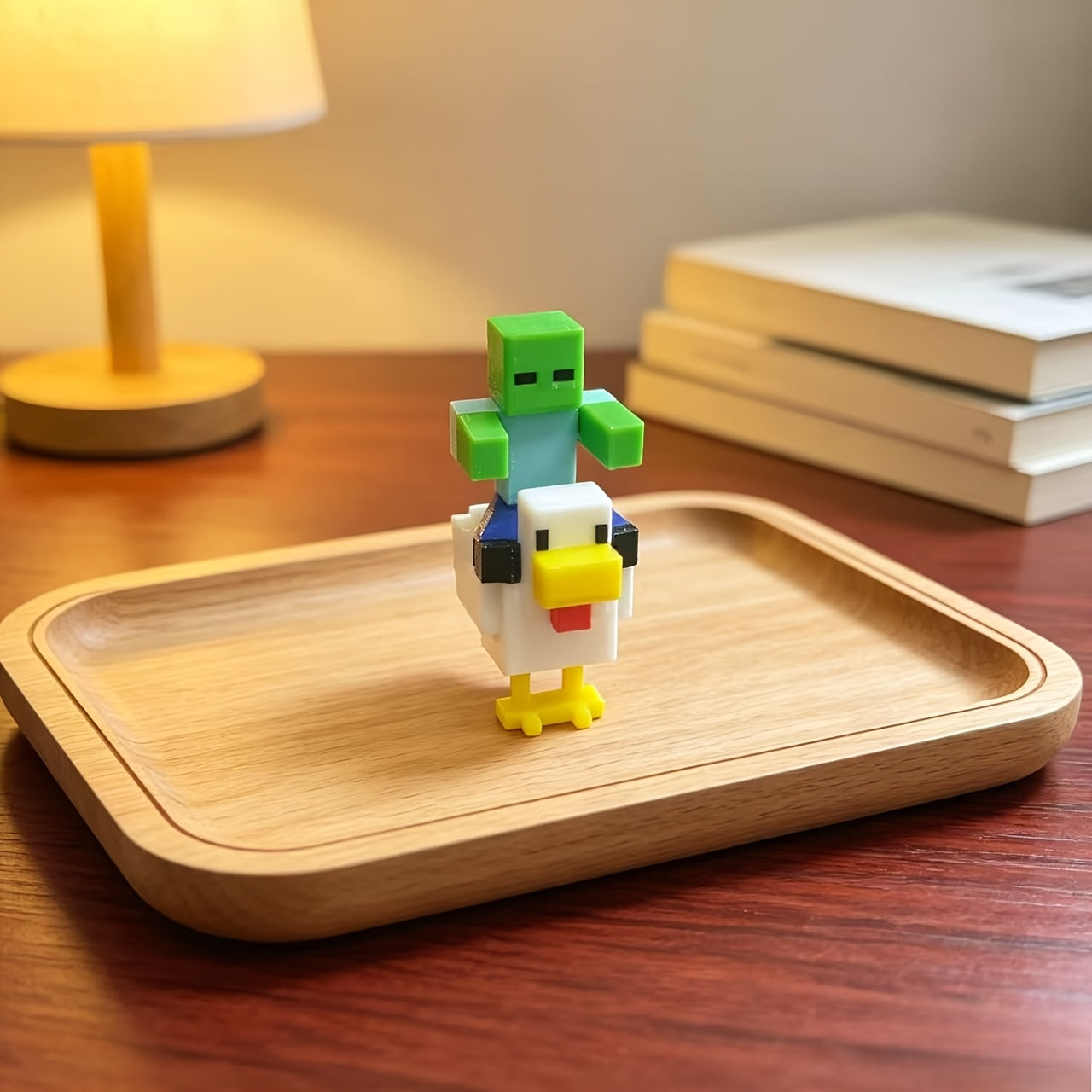 Tnessential Printed Chicken Knight Collected Characters 3D Decor