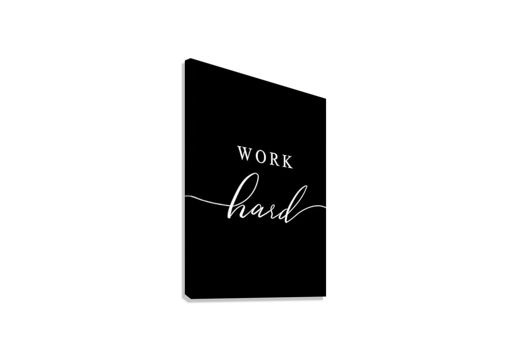 WORK HARD MOTIVATIONAL CANVAS POSTER