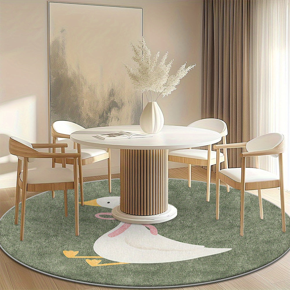 PINK DUCK RUG view 6