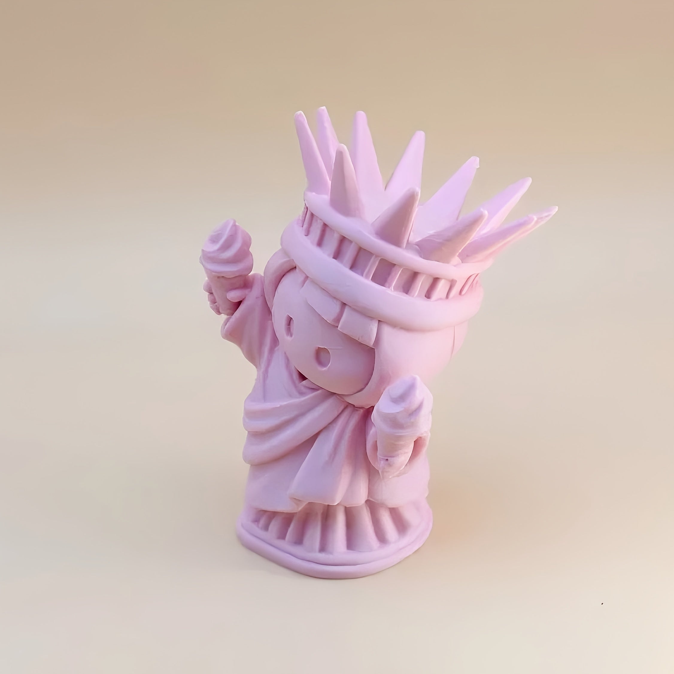Tnessential Printed Statue of Liberty Collectible Figurines 3D Decor