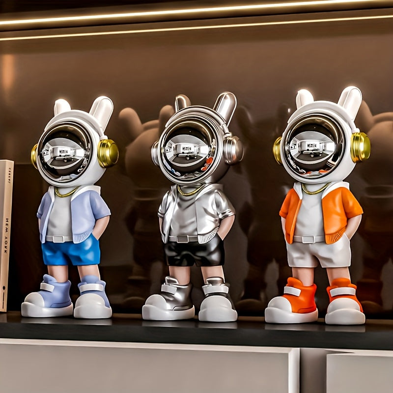 Tnessential Astronaut Sculpture Ornament Creative Valentine's Day Gift 3D Decor