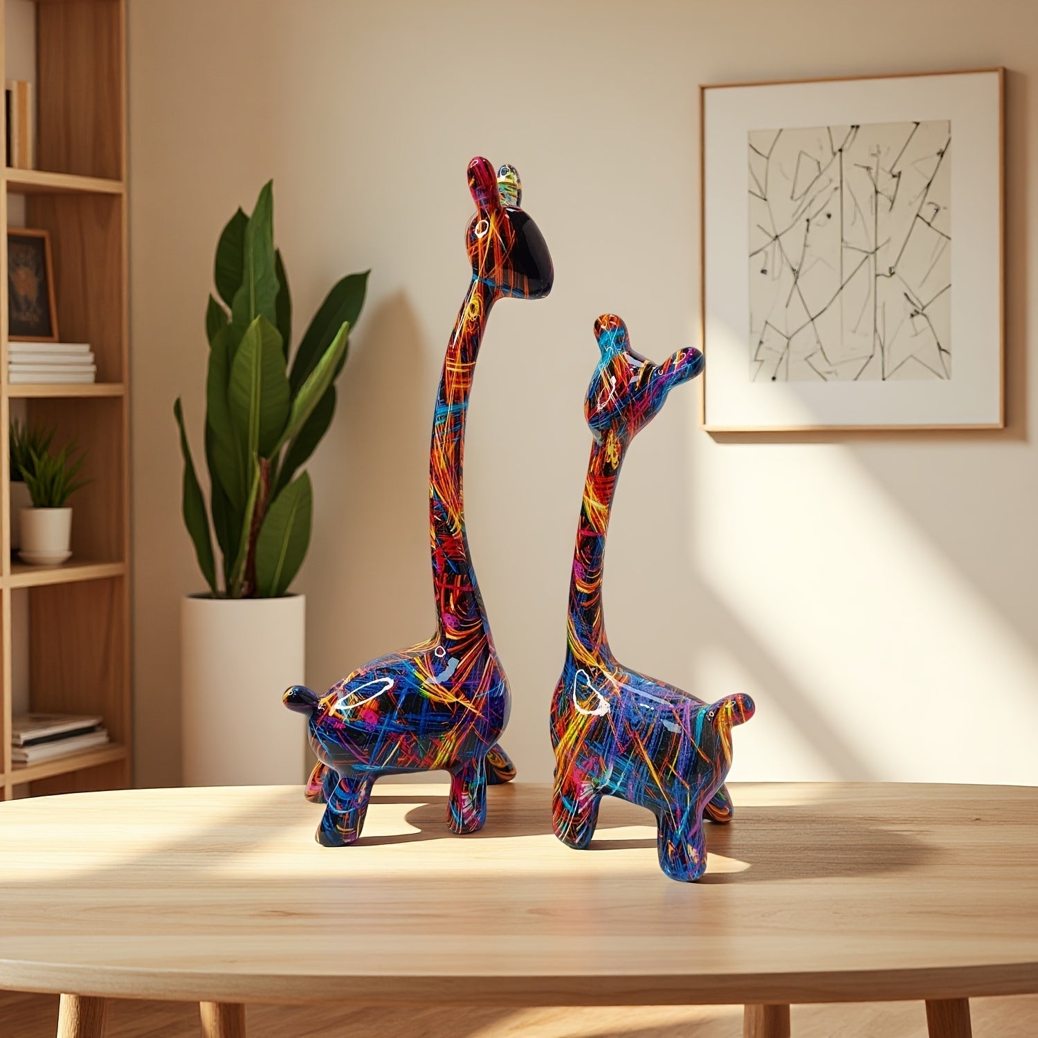 Tnessential Collectible Figurines 2pcs 3D Decor