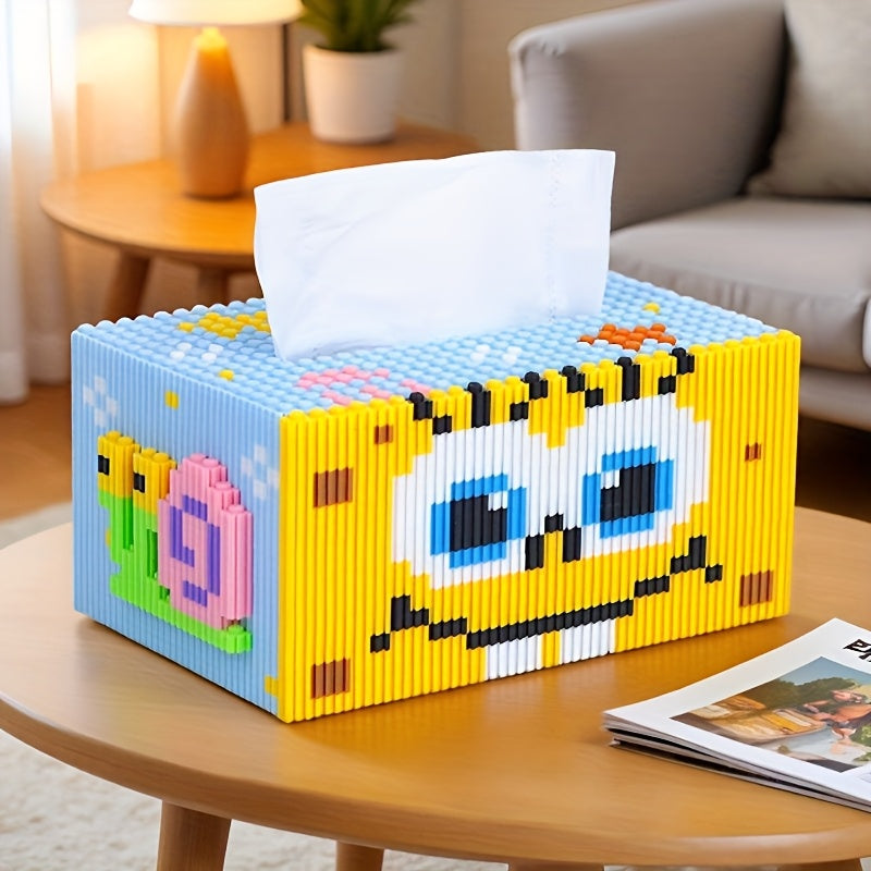 Tnessential Tissue Box Building Block Set 3D Decor