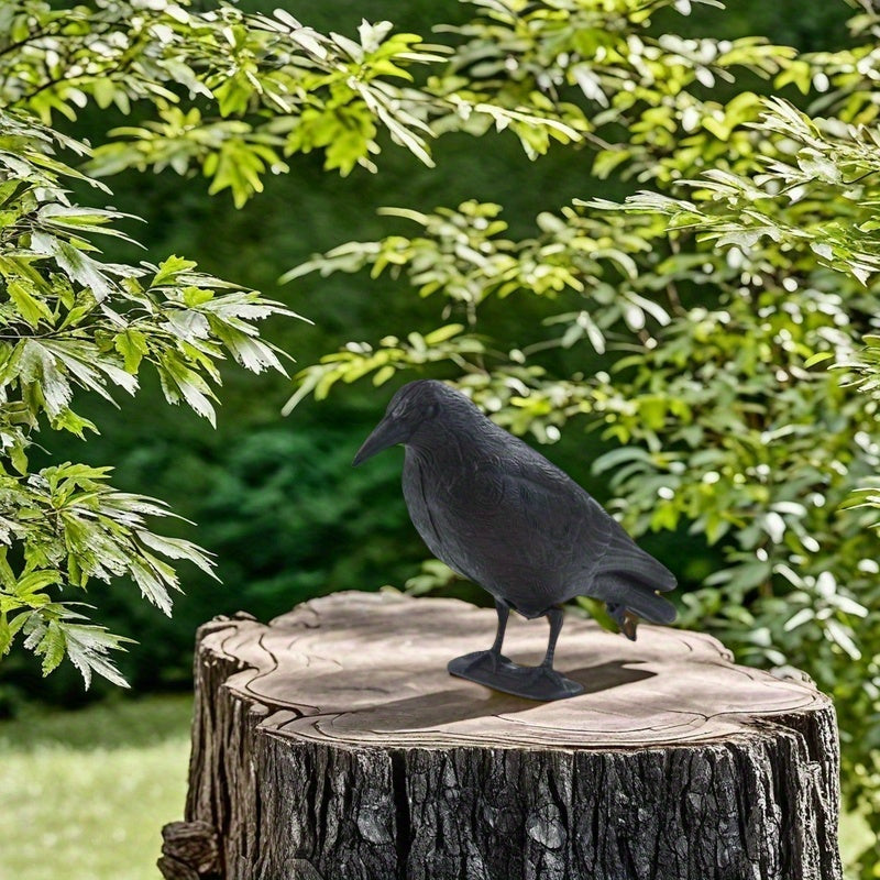Tnessential Black Crow Sculpture 3D Decor