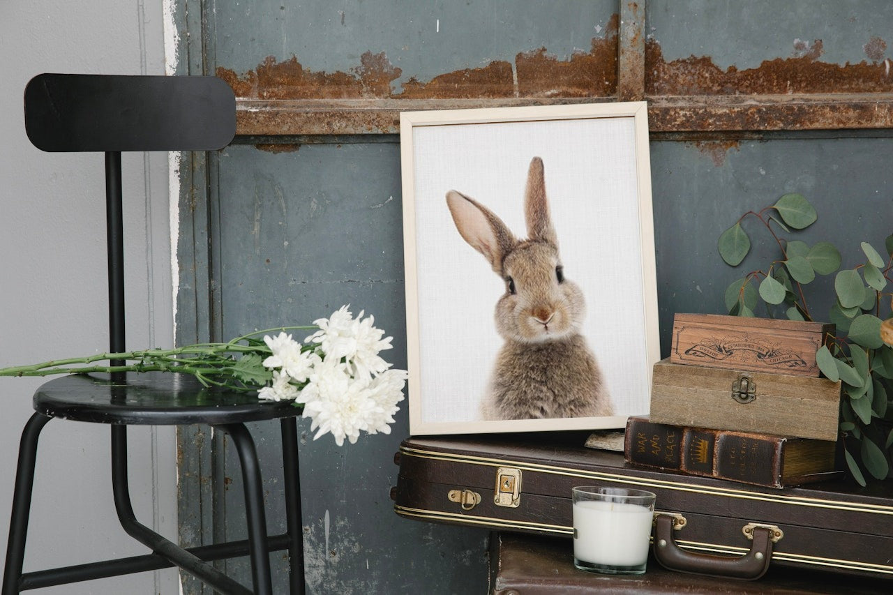 CUTE ANIMAL CANVAS POSTER