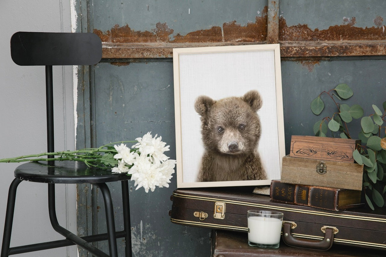CUTE ANIMAL CANVAS POSTER