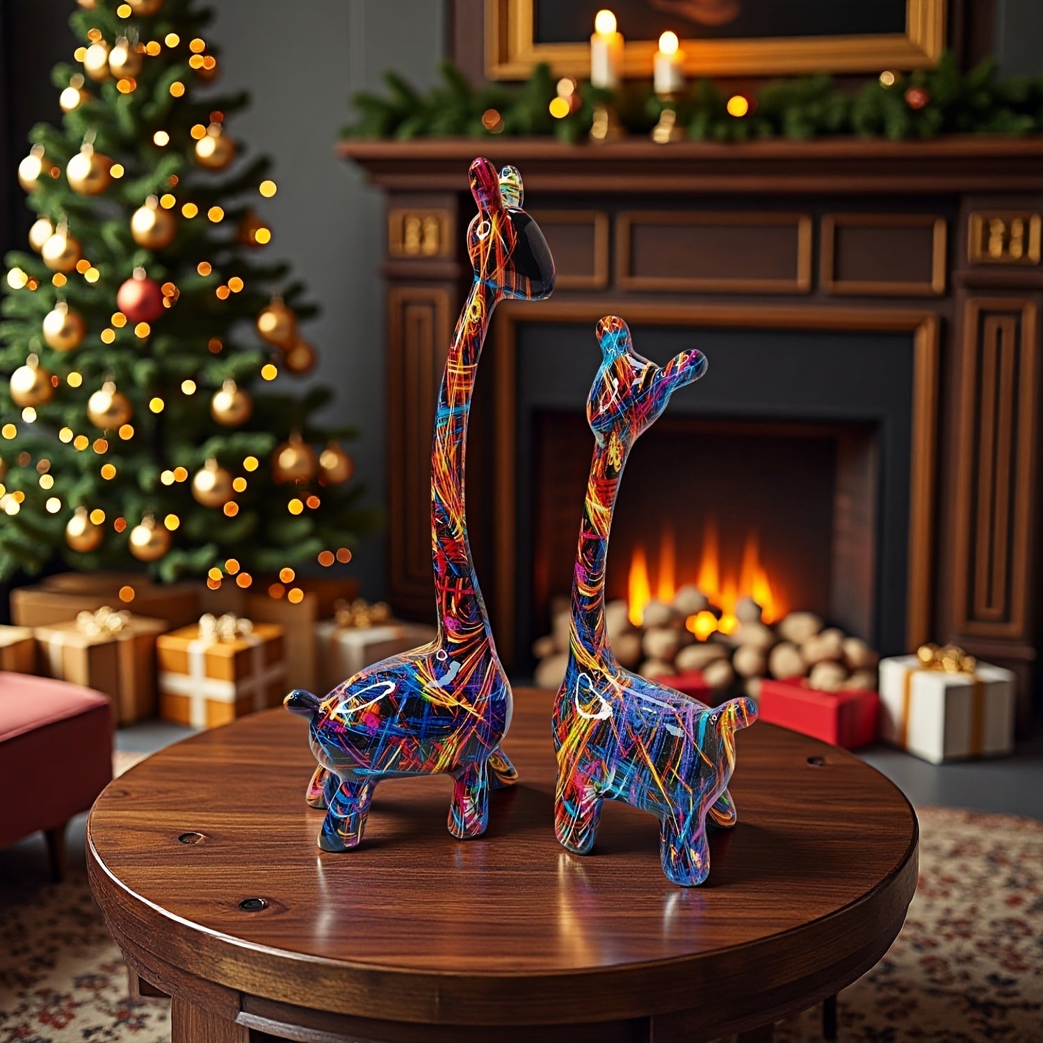 Tnessential Collectible Figurines 2pcs 3D Decor
