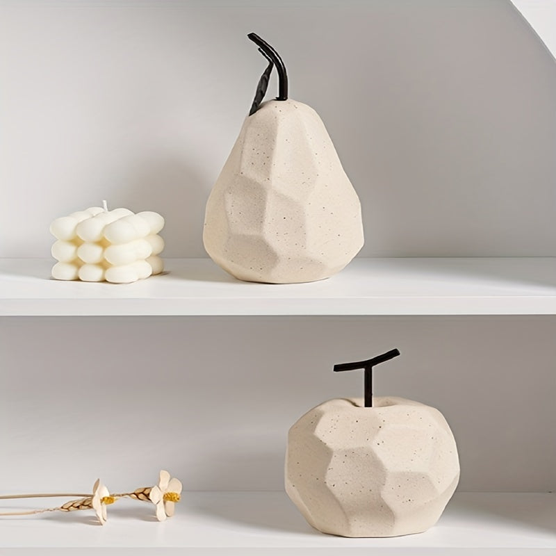 Tnessential Modern Clay Fruit Figurine 3D Decor