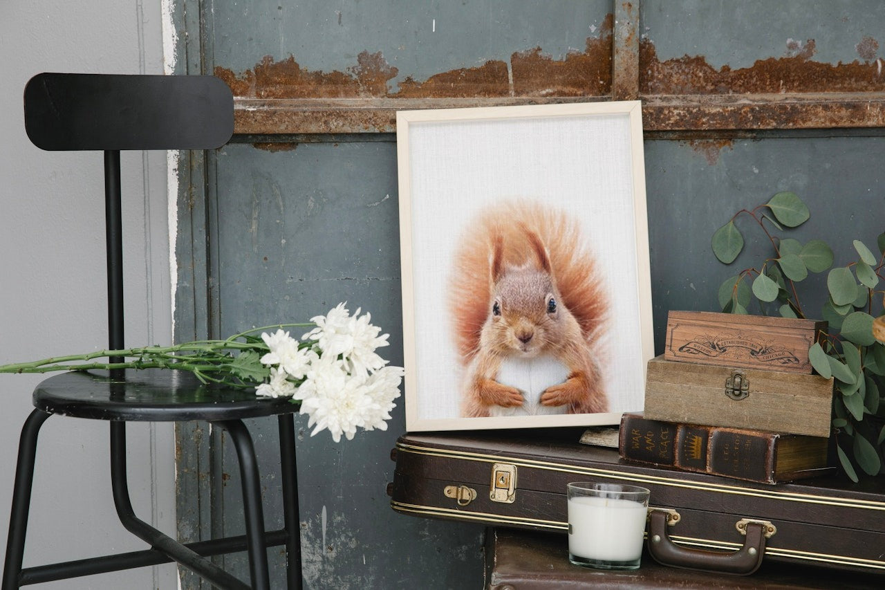 CUTE ANIMAL CANVAS POSTER