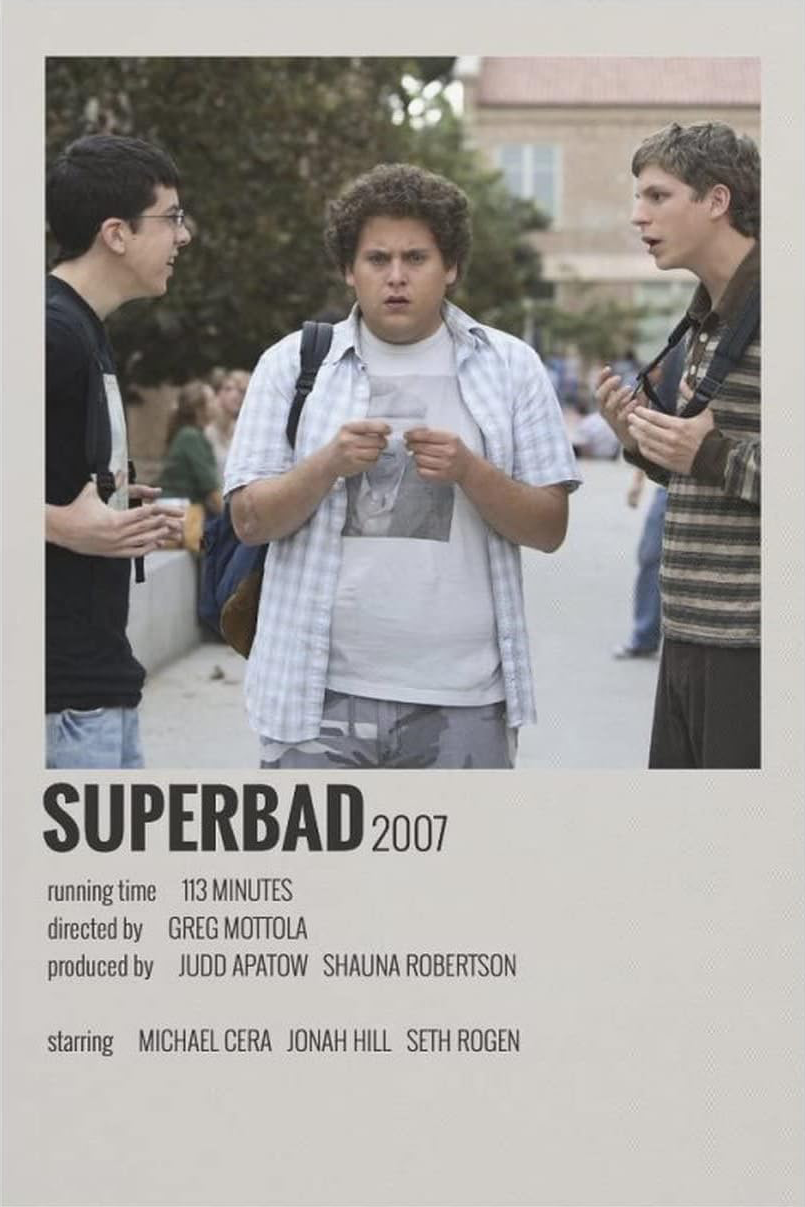 SUPERBAD CANVAS POSTER
