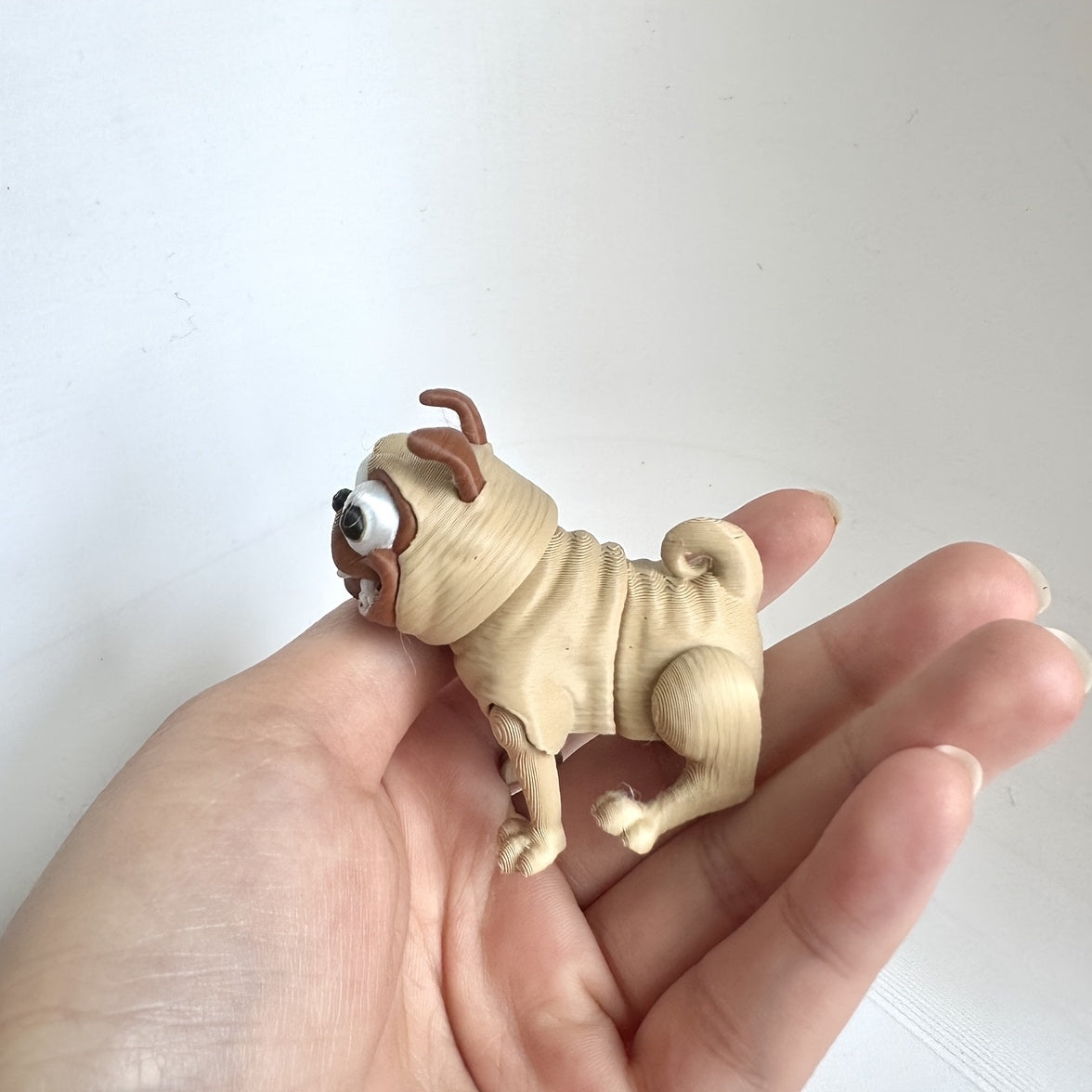Tnessential Printed Dog Statue Collectible 3D Decor