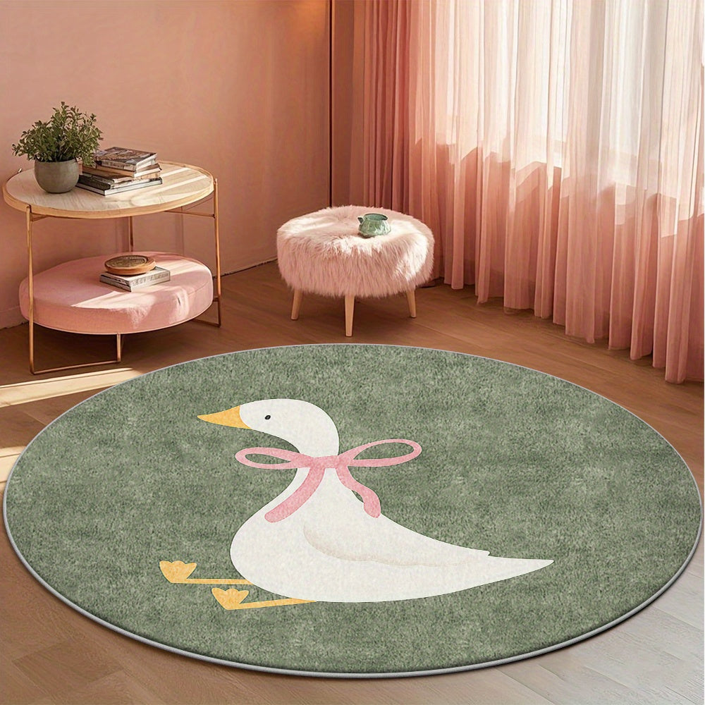 PINK DUCK RUG view 2