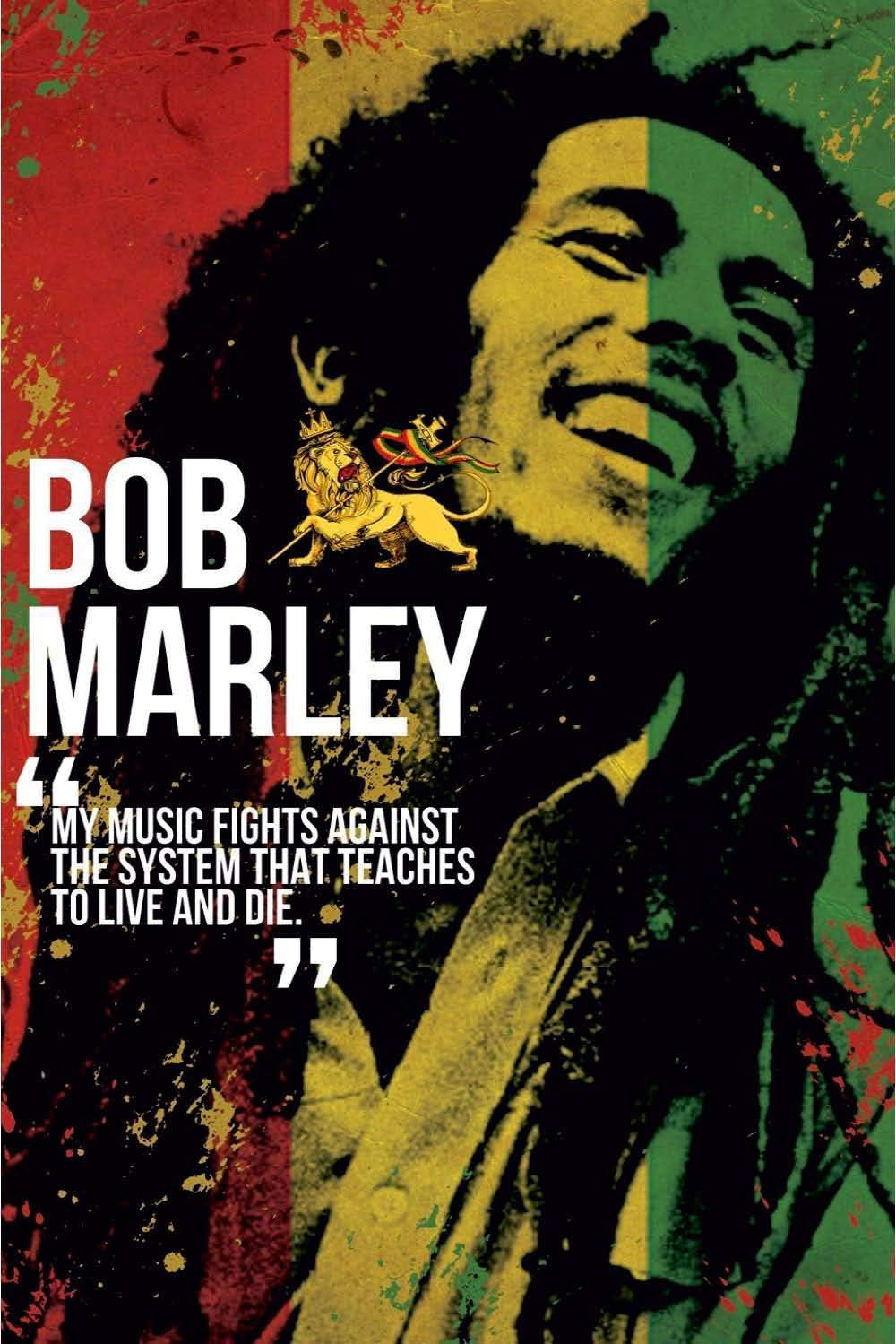 BOB MARLEY CANVAS POSTER