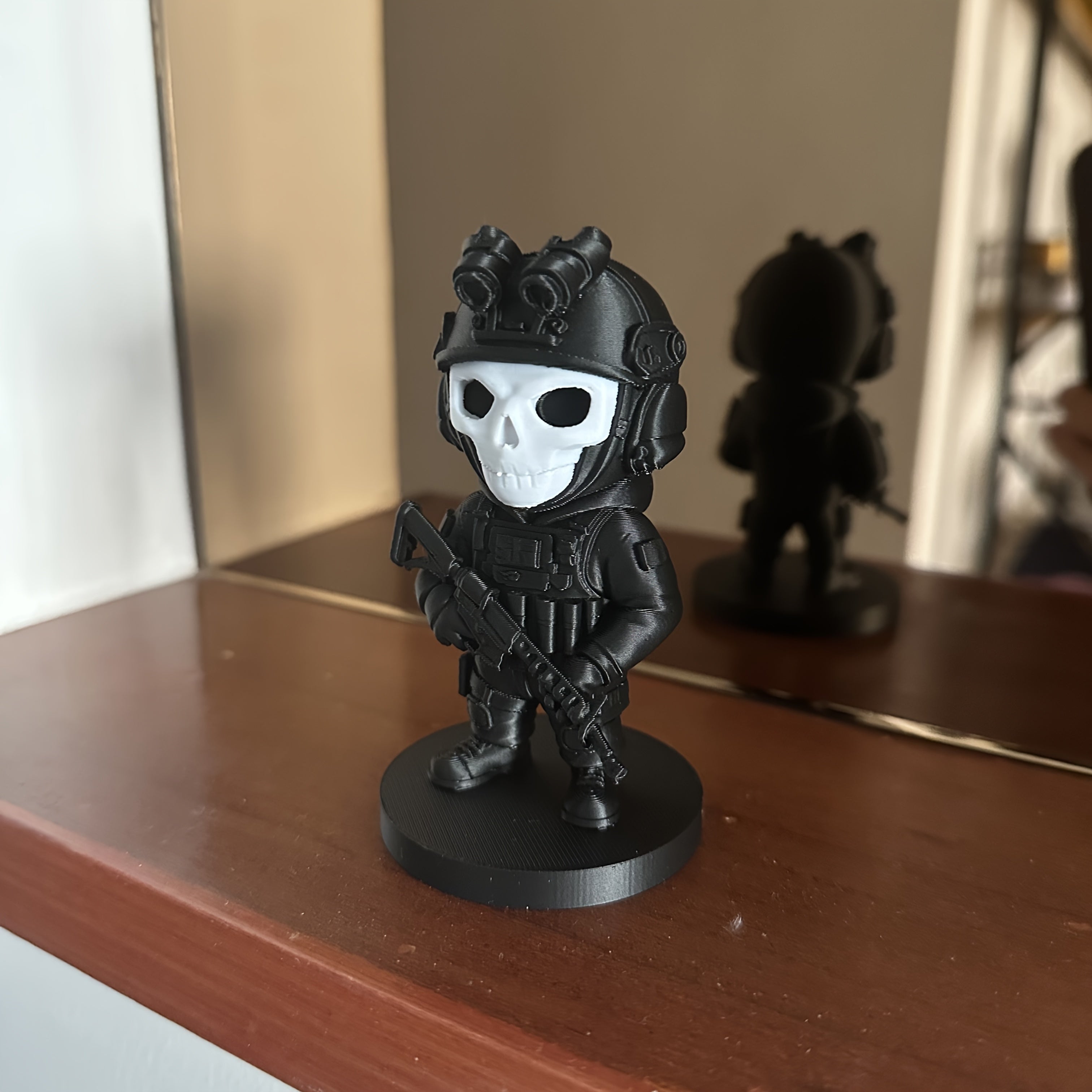 Tnessential Specter Soldier Statue Ornament 3D Decor