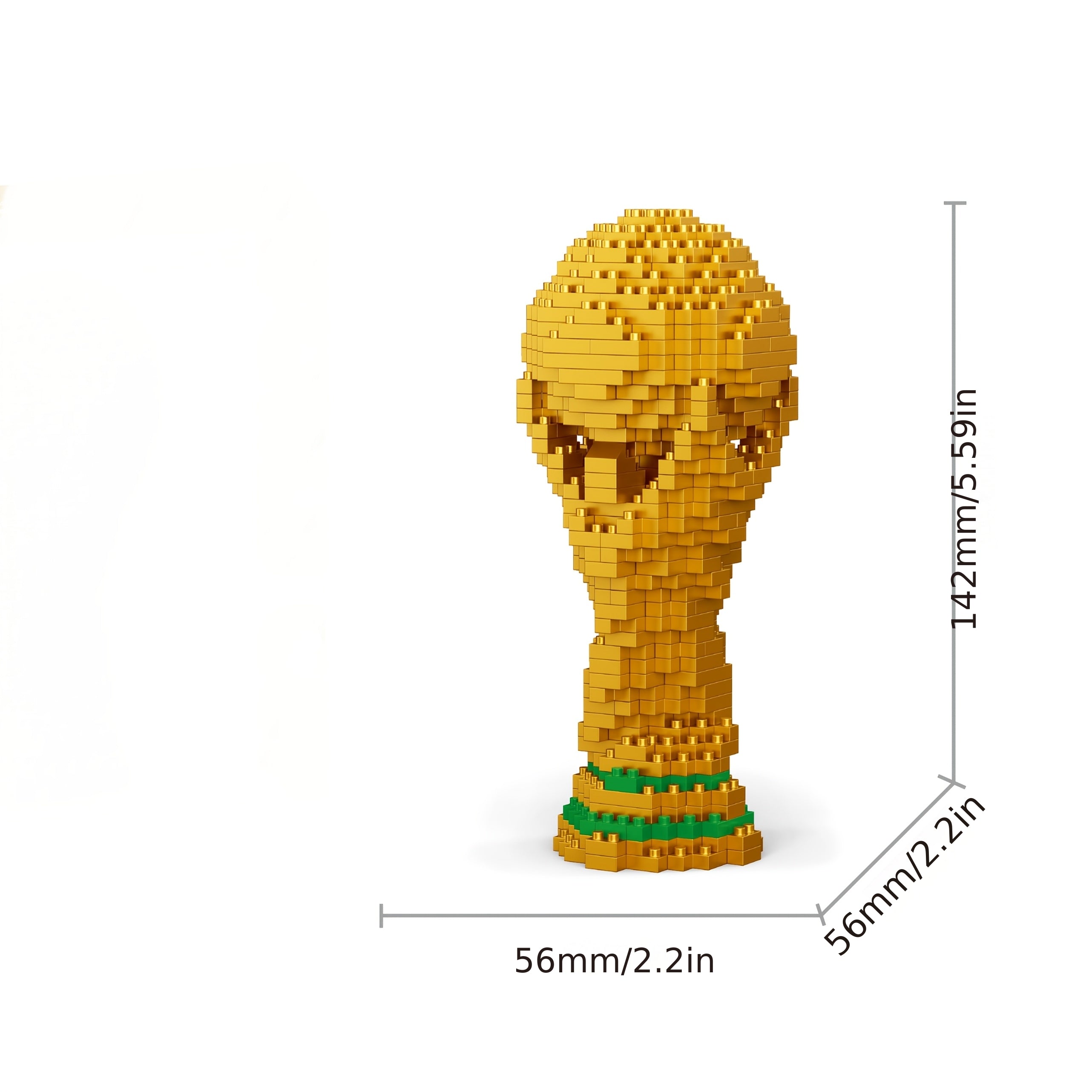 Tnessential Hercules Cup Building Blocks Assembly Toy 3D Decor