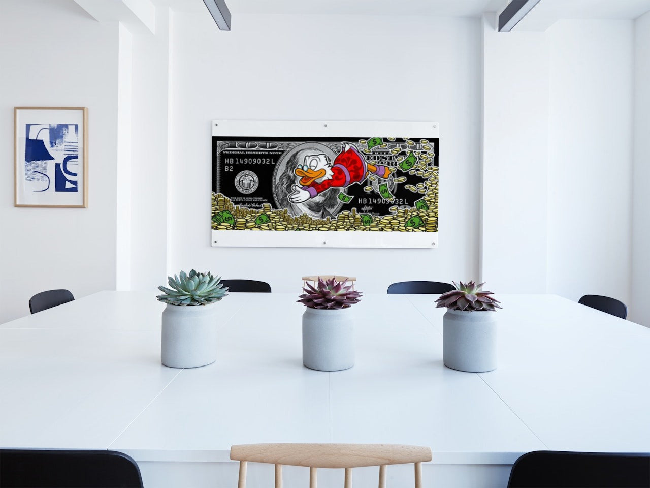 GRAFFITI DUCK CANVAS POSTER