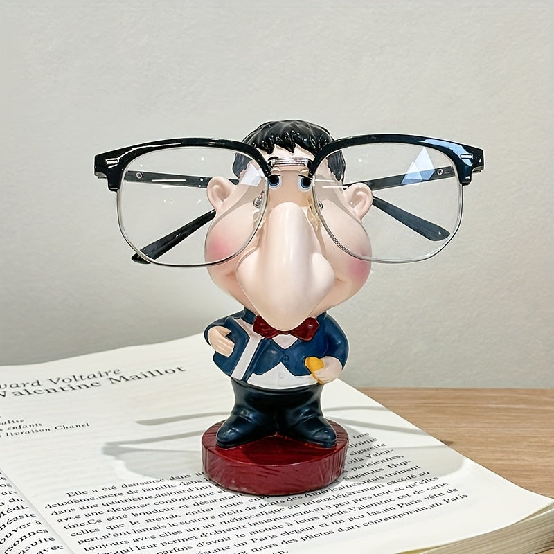 Tnessential Collectible Figurines 1pc Cute Teacher Glasses Holder Stand 3D Decor