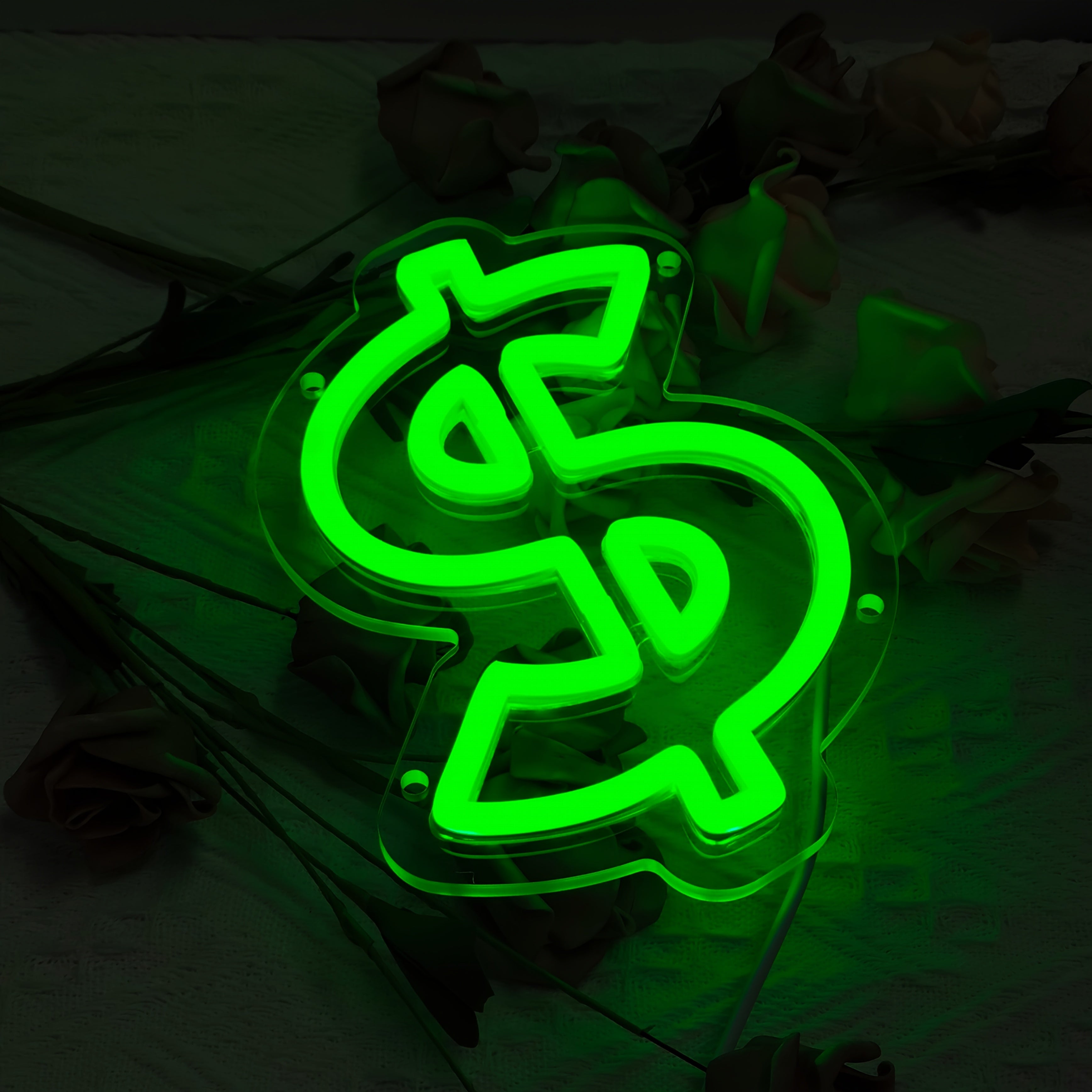 Tnessential LIUYANG Dollar $ Neon Sign LED Wall Art 3D Decor
