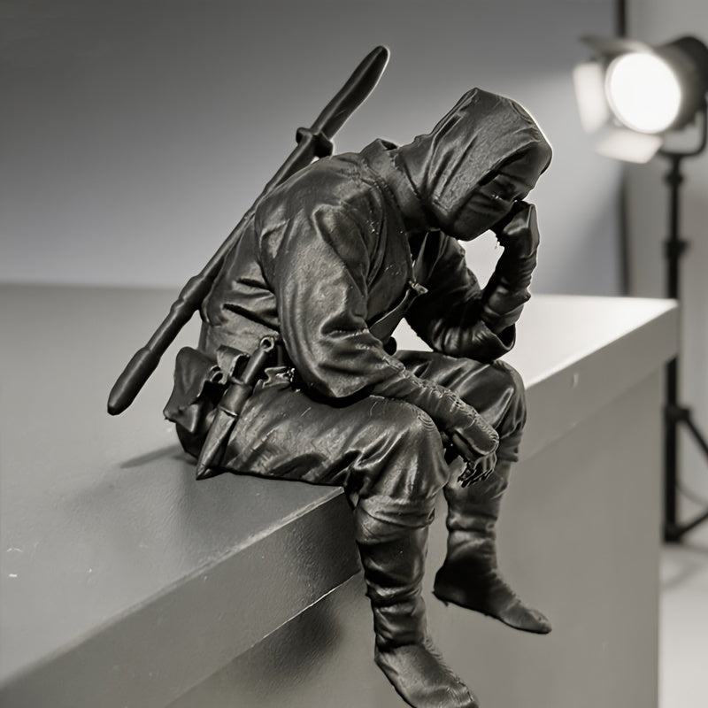 Tnessential Sad Ninja Figurine 3D Decor