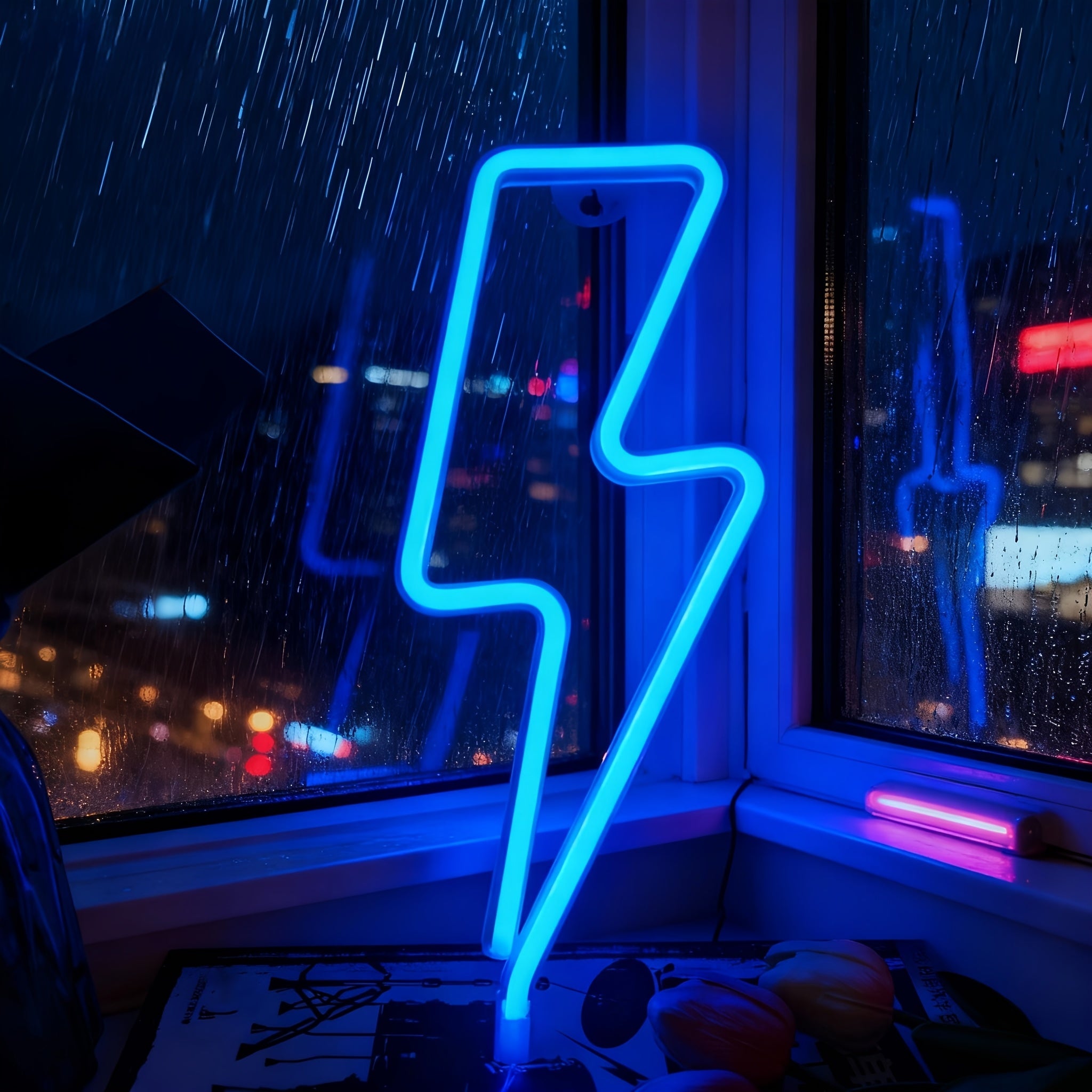 Tnessential Lightning Neon Light 3D Decor