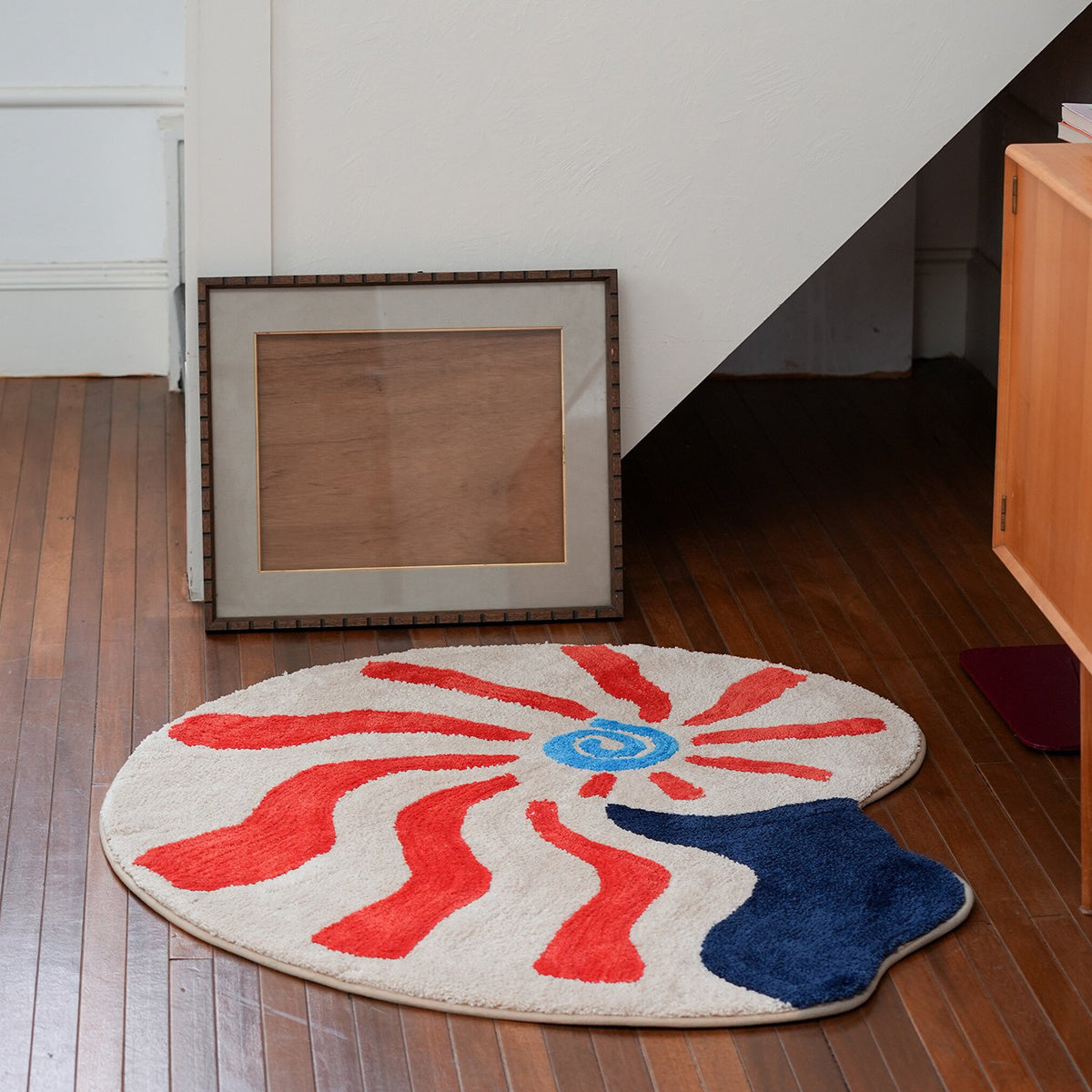 BLUE IRREGULAR 7 RUG view 7