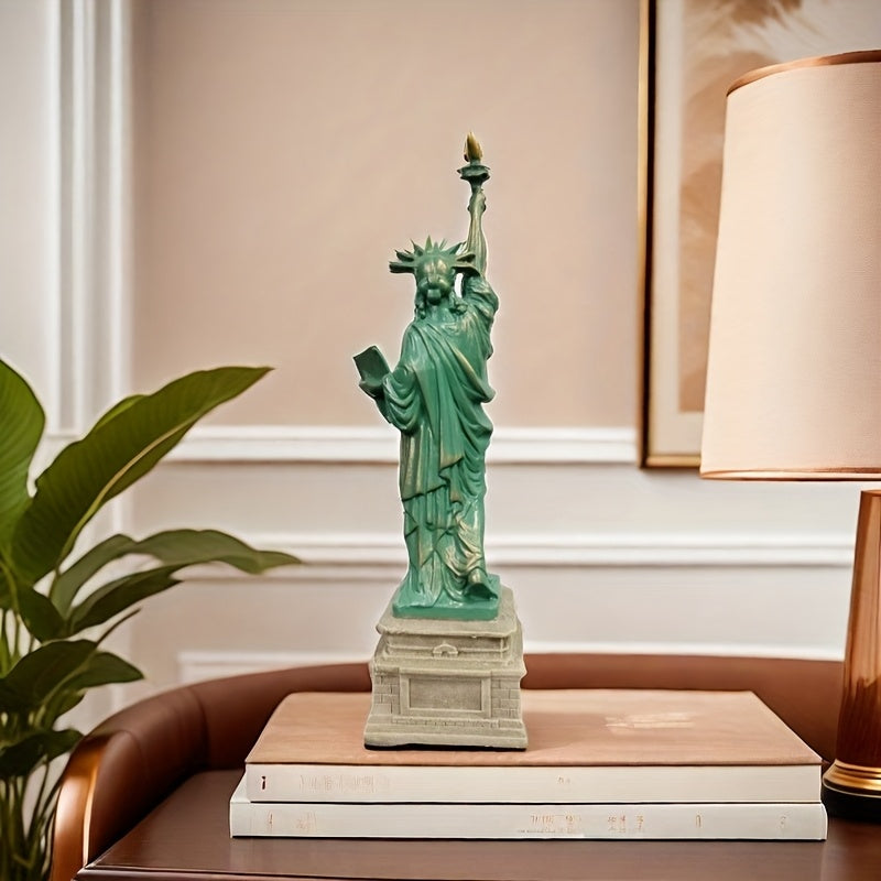 Tnessential Art Deco Resin Statue of Liberty Model Versatile Home and 3D Decor