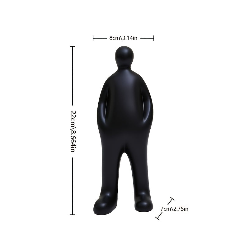 Tnessential Modern Art Abstract Walker Figure Resin Ornament 3D Decor