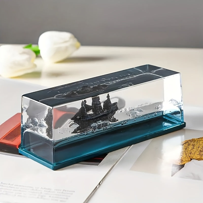 Tnessential Black Pearl Pirate Ship Decor 3D Decor