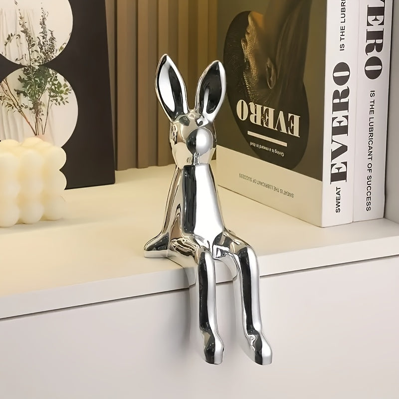 Tnessential U002fear Rabbit Sitting Decoration 3D Decor