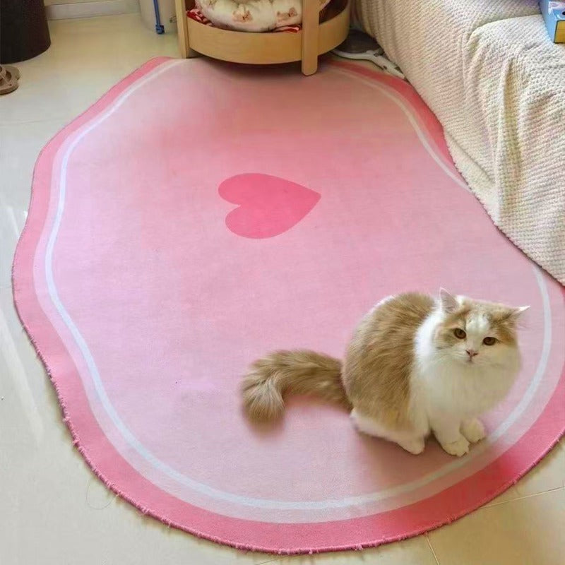 PINK HEART 3 RUG view 4